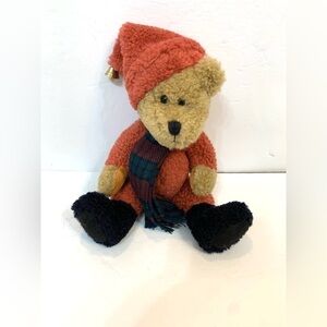 Boyd's Bears Plush Elton Elfberg W TAG Christmas Hat & Scarf Retired 10”